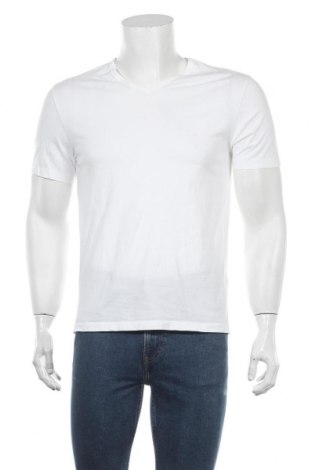 Мъжка тениска BOSS, Размер M, Цвят Бял, 100% памук, Цена 60,42 лв.