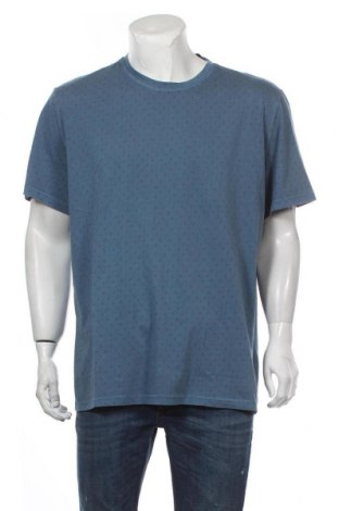 Herren T-Shirt Mustang, Größe XXL, Farbe Blau, Baumwolle, Preis 27,14 €