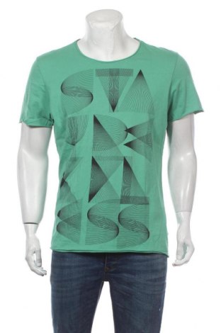 Tricou de bărbați S.Oliver, Mărime XL, Culoare Verde, Bumbac, Preț 75,60 Lei