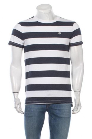 Мъжка тениска Tom Tailor, Размер M, Цвят Син, 60% памук, 40% полиестер, Цена 13,23 лв.