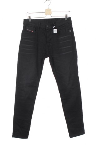 Męskie jeansy Diesel, Rozmiar M, Kolor Czarny, 99% bawełna, 1% elastyna, Cena 316,26 zł