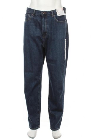 Męskie jeansy Uniqlo, Rozmiar M, Kolor Niebieski, 74% bawełna, 26% tencel, Cena 73,57 zł