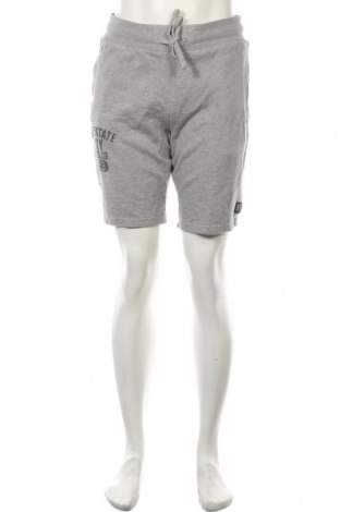 Мъжки къс панталон Superdry, Размер M, Цвят Сив, Памук, Цена 64,40 лв.