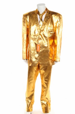 Мъжки костюм Oppo Suits, Размер XXL, Цвят Златист, Полиестер, Цена 76,56 лв.