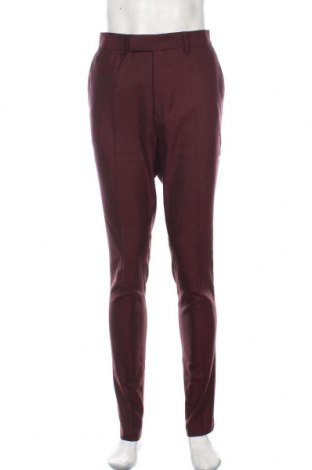 Pánske nohavice  ASOS, Veľkosť L, Farba Červená, 75% polyester, 24% viskóza, 1% elastan, Cena  11,86 €