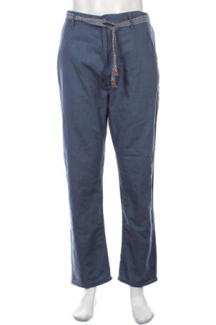 Ανδρικό παντελόνι Indigo, Μέγεθος XL, Χρώμα Μπλέ, 55% λινό, 45% βαμβάκι, Τιμή 13,44 €