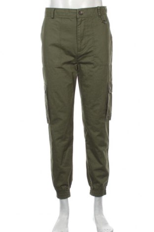 Мъжки панталон MO, Размер L, Цвят Зелен, Памук, Цена 67,25 лв.