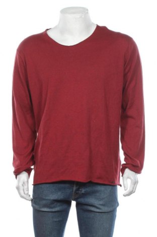 Мъжки пуловер Cinque, Размер XXL, Цвят Червен, 90% памук, 10% кашмир, Цена 201,75 лв.