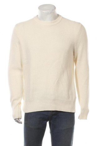 Мъжки пуловер J.Lindeberg, Размер L, Цвят Екрю, Памук, Цена 291,75 лв.