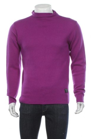 Мъжки пуловер Scotch & Soda, Размер S, Цвят Лилав, 90% вълна, 10% кашмир, Цена 276,75 лв.