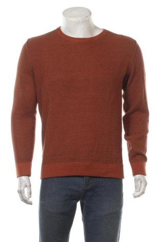 Мъжки пуловер Sondag & Sons, Размер M, Цвят Оранжев, 70% памук, 30% акрил, Цена 66,75 лв.
