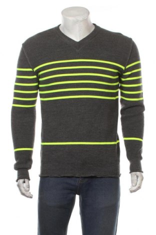 Мъжки пуловер Sonia Rykiel, Размер M, Цвят Сив, 49% вълна, 32% други тъкани, 19% полиамид, Цена 254,25 лв.