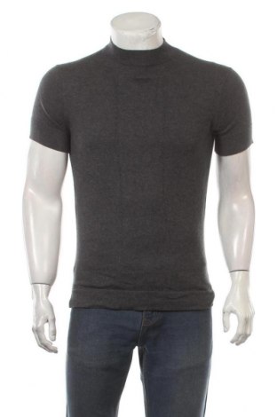 Мъжки пуловер Zara Man, Размер M, Цвят Сив, 52% памук, 39% вискоза, 9% полиамид, Цена 5,88 лв.