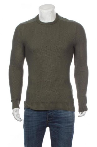 Ανδρικό πουλόβερ Zign, Μέγεθος S, Χρώμα Πράσινο, Βαμβάκι, Τιμή 34,41 €