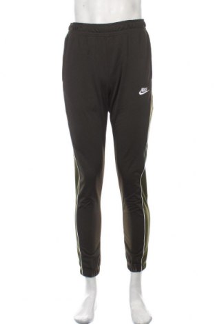 Pantaloni trening de bărbați Nike, Mărime S, Culoare Verde, Poliester, Preț 90,79 Lei