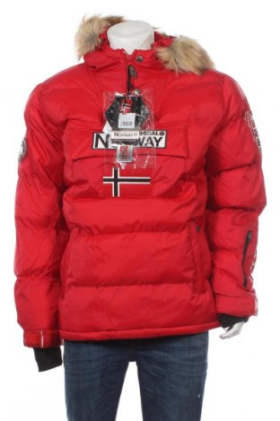 Pánska bunda  Geographical Norway, Veľkosť XL, Farba Červená, Polyamide, Cena  179,90 €