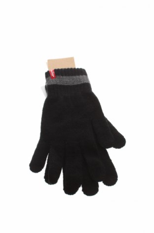 Ръкавици Levi's, Цвят Черен, Цена 15,60 лв.