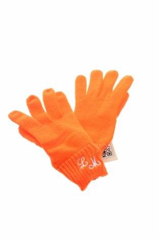 Ръкавици Little Marcel, Цвят Оранжев, Акрил, Цена 21,00 лв.