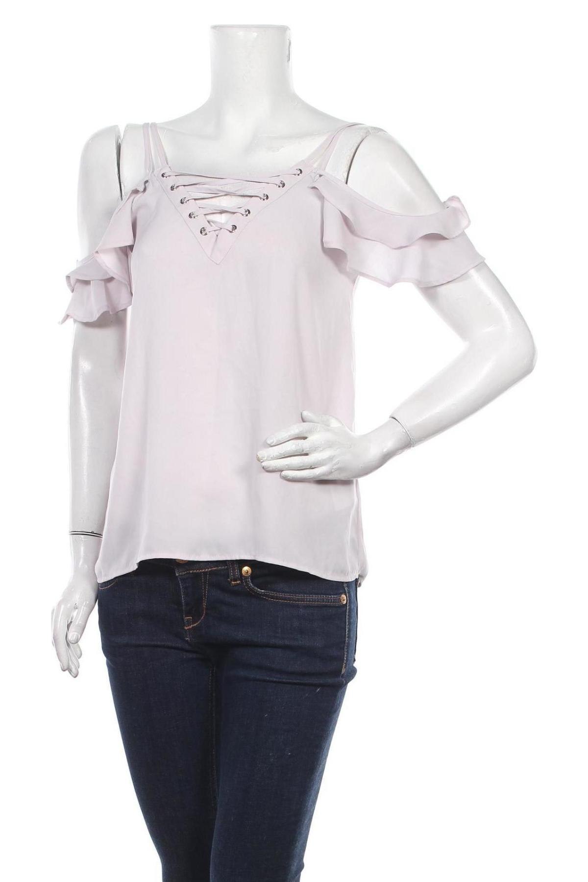 Γυναικεία μπλούζα Amisu, Μέγεθος XS, Χρώμα Βιολετί, Τιμή 1,69 €