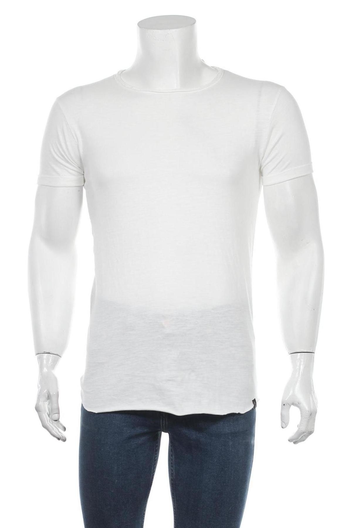 Мъжка тениска Indicode, Размер M, Цвят Бял, Памук, Цена 24,00 лв.