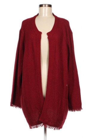 Γυναικεία ζακέτα Sheego, Μέγεθος XXL, Χρώμα Κόκκινο, Τιμή 25,36 €