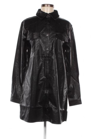 Damen Lederhemd NA-KD, Größe S, Farbe Schwarz, Preis € 7,42