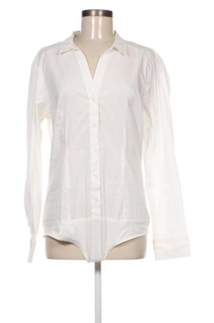 Дамска риза-боди Vero Moda, Размер XL, Цвят Бял, Памук, полиамид, еластан, Цена 96,00 лв.