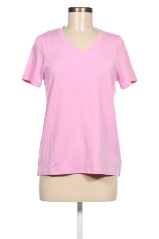 Дамска тениска Calvin Klein, Размер S, Цвят Розов, 88% полиестер, 12% еластан, Цена 109,00 лв.