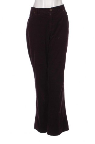 Γυναικείο κοτλέ παντελόνι Dunnes Stores, Μέγεθος XXL, Χρώμα Βιολετί, Τιμή 6,58 €