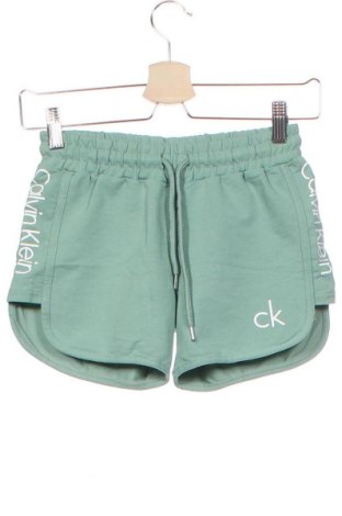 Дамски къс панталон Calvin Klein, Размер XS, Цвят Зелен, 78% памук, 16% полиестер, 6% еластан, Цена 53,00 лв.