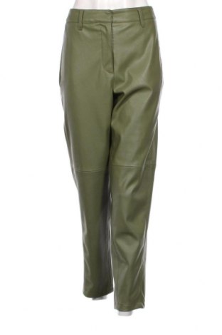 Дамски кожен панталон Luisa Cerano, Размер M, Цвят Зелен, Еко кожа, Цена 68,00 лв.