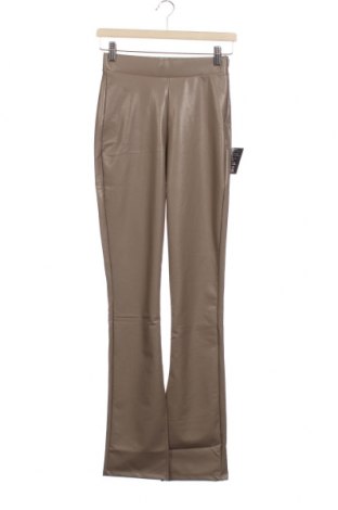 Pantaloni de piele pentru damă Nly Trend, Mărime XS, Culoare Bej, Preț 16,28 Lei