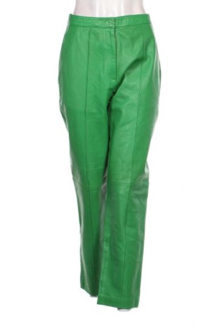 Дамски кожен панталон Y.A.S, Размер L, Цвят Зелен, Естествена кожа, Цена 456,00 лв.