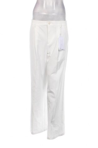 Γυναικείο παντελόνι Bershka, Μέγεθος M, Χρώμα Λευκό, Τιμή 10,76 €