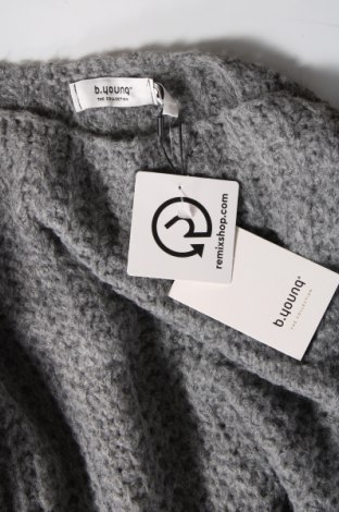 Γυναικείο πουλόβερ B.Young, Μέγεθος L, Χρώμα Γκρί, Τιμή 54,12 €