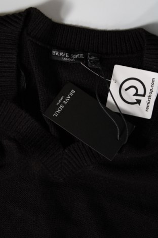 Γυναικείο πουλόβερ Brave Soul, Μέγεθος M, Χρώμα Μαύρο, Τιμή 54,12 €