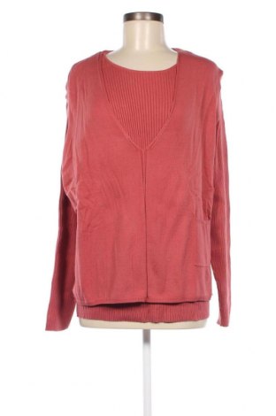 Γυναικείο πουλόβερ Helena Vera, Μέγεθος XXL, Χρώμα Κόκκινο, Τιμή 32,47 €