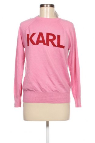 Дамски пуловер Karl Lagerfeld, Размер S, Цвят Розов, Цена 141,00 лв.