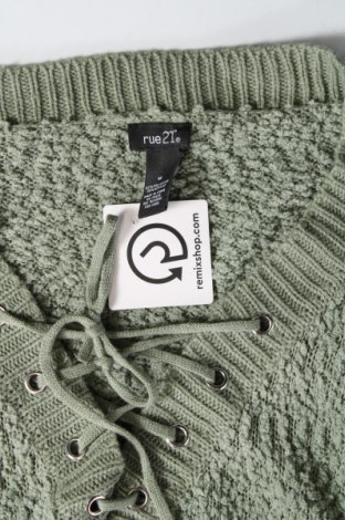 Γυναικείο πουλόβερ Rue 21, Μέγεθος M, Χρώμα Πράσινο, Τιμή 23,51 €