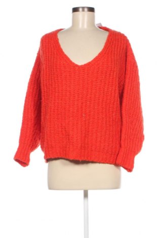 Дамски пуловер Topshop, Размер S, Цвят Червен, Цена 41,00 лв.