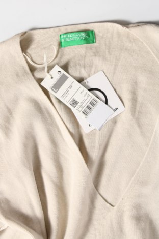 Γυναικείο πουλόβερ United Colors Of Benetton, Μέγεθος L, Χρώμα  Μπέζ, Τιμή 54,12 €