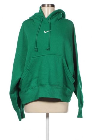 Дамски суичър Nike, Размер S, Цвят Зелен, Памук, Цена 146,00 лв.