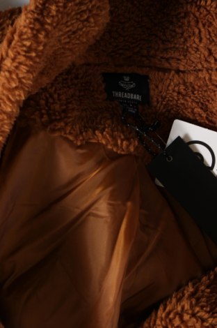 Γυναικείο παλτό Threadbare, Μέγεθος S, Χρώμα Καφέ, Τιμή 36,80 €