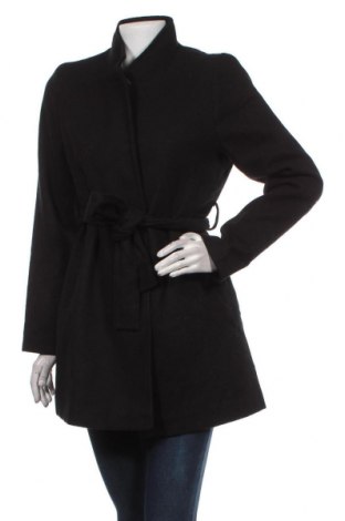 Дамско палто Trendyol, Размер M, Цвят Черен, Цена 29,48 лв.