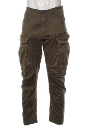 Мъжки панталон G-Star Raw, Размер L, Цвят Зелен, 97% памук, 3% еластан, Цена 206,00 лв.