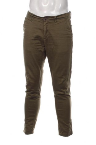 Мъжки панталон Jack & Jones, Размер M, Цвят Зелен, 98% памук, 2% еластан, Цена 116,00 лв.