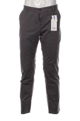 Мъжки панталон Pier One, Размер L, Цвят Сив, 98% памук, 2% еластан, Цена 116,00 лв.