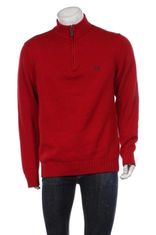 Ανδρικό πουλόβερ Chaps, Μέγεθος M, Χρώμα Κόκκινο, Τιμή 23,51 €