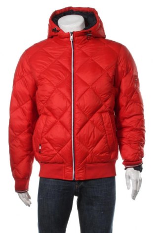 Ανδρικό μπουφάν Tommy Hilfiger, Μέγεθος L, Χρώμα Κόκκινο, Τιμή 209,28 €