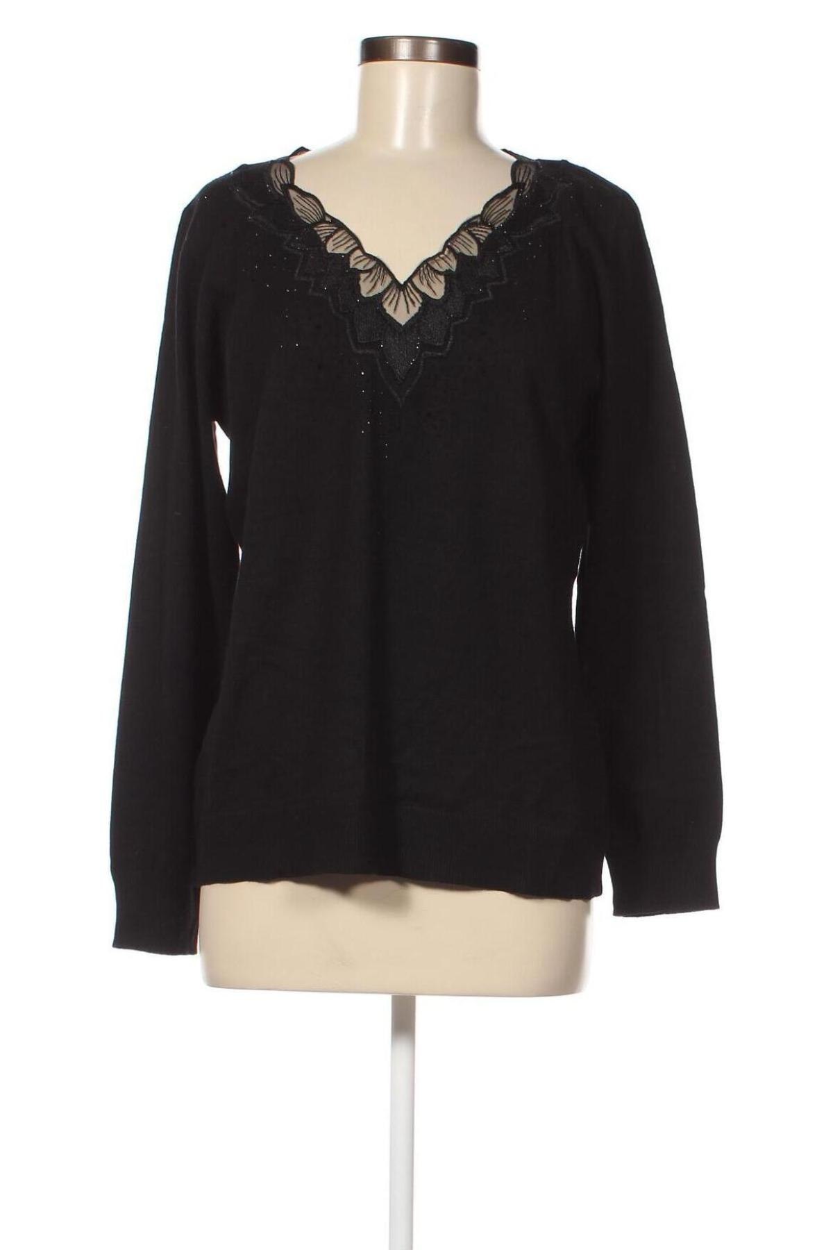 Дамски пуловер Pfeffinger, Размер L, Цвят Черен, Цена 33,00 лв.